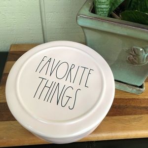 Rae Dunn “FAVORITE THINGS” Trinket Box